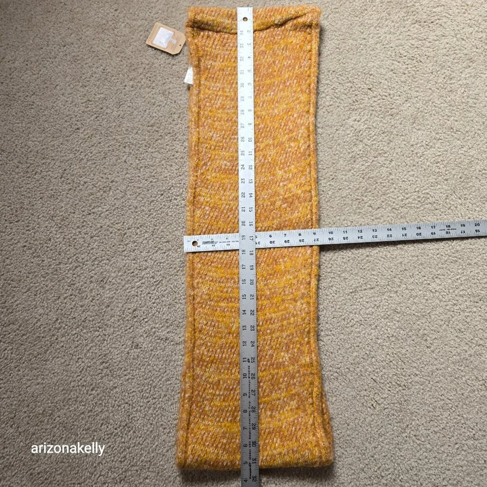 NWT Frye & Co Infinity Scarf Gold Yellow - Picture 6 of 8